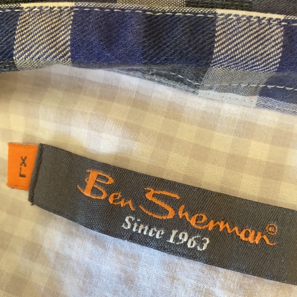 💚Ben Sherman plaid shirt XL plaid button up - Picture 4 of 4